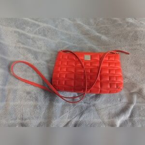 Kate Spade New York Signature Spade Quilted Leather Petra Cross Body Flame